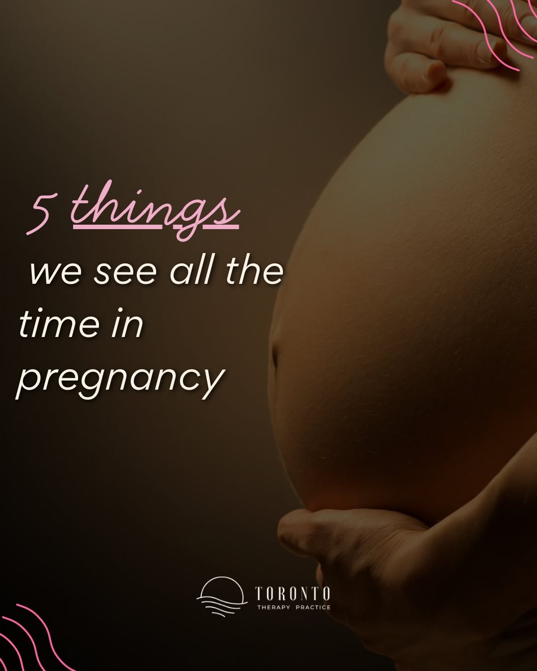Pregnancy is a massive adjustment. And yet so much of what people experience goes unspoken.

Here are 5 things we see all the time in our work with pregnant clients:

	1.	Losing access to coping tools you&rsquo;ve relied on for years
	2.	Routines tha