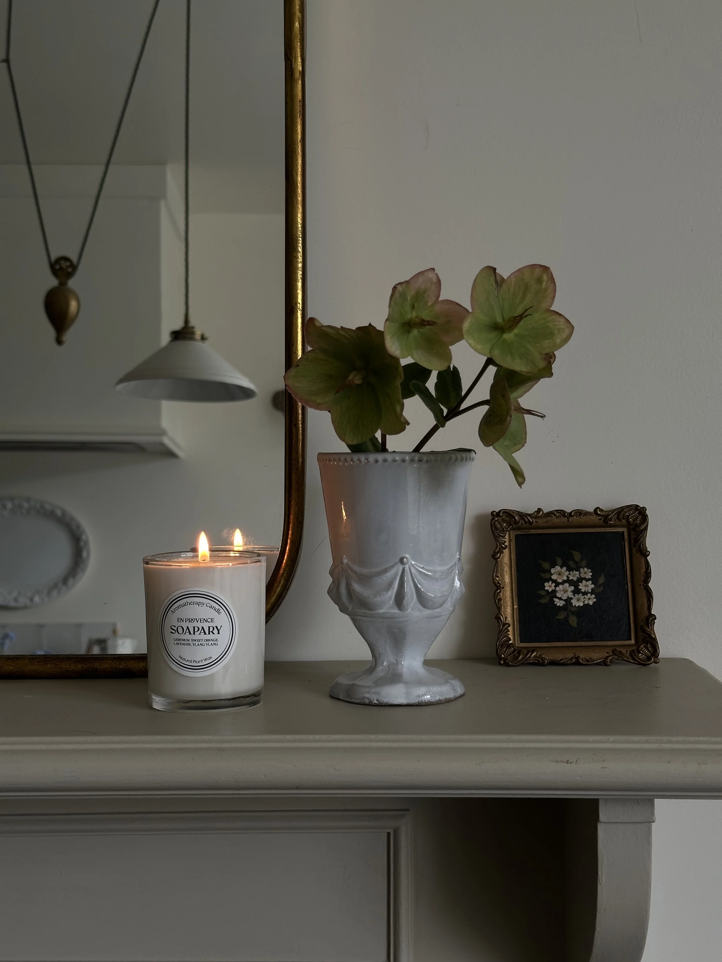 Candles for relaxation and slow living