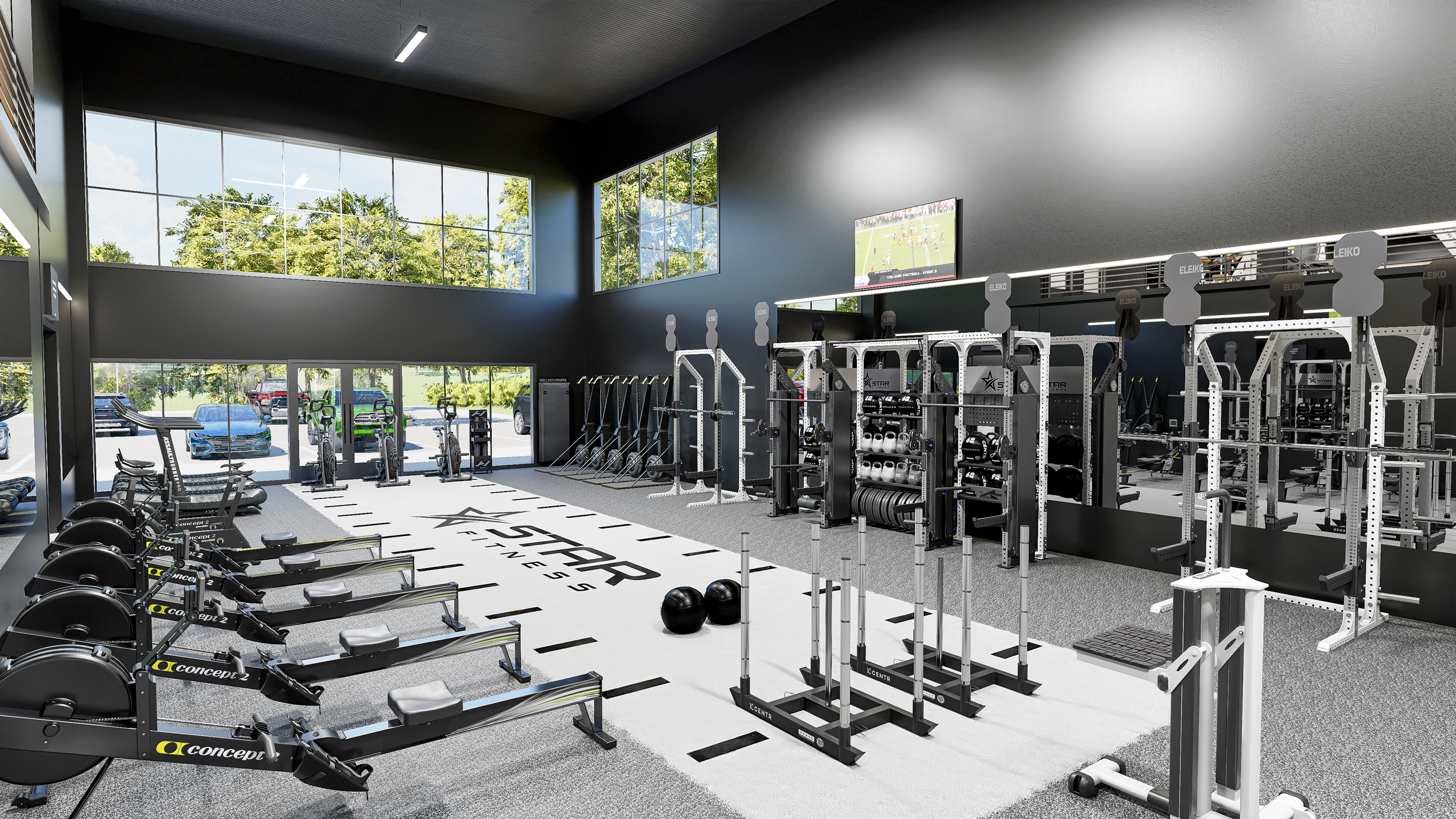Star Fitness - Tennessee - HYROX Training area