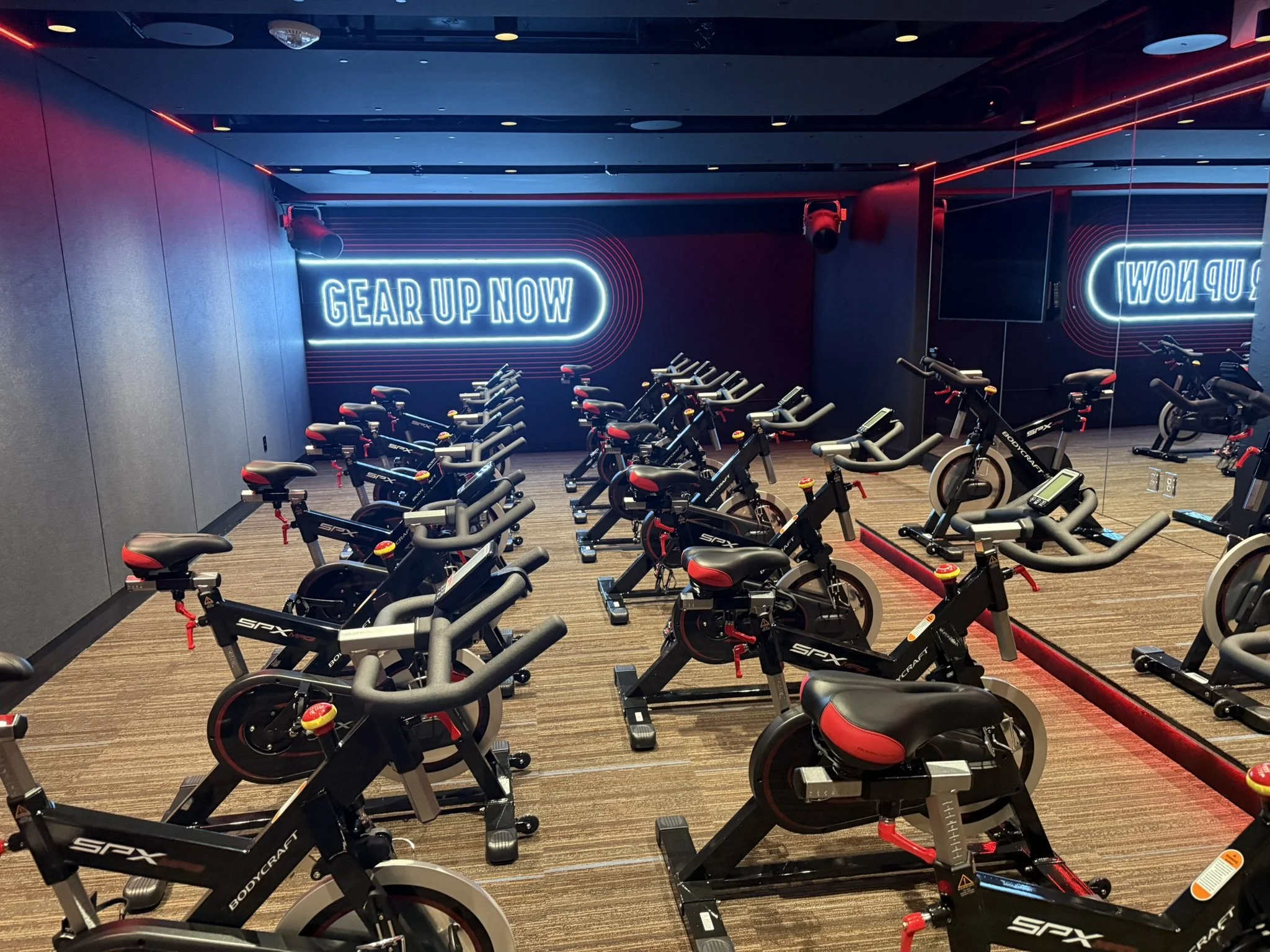 Cycling studio at The Standard Building