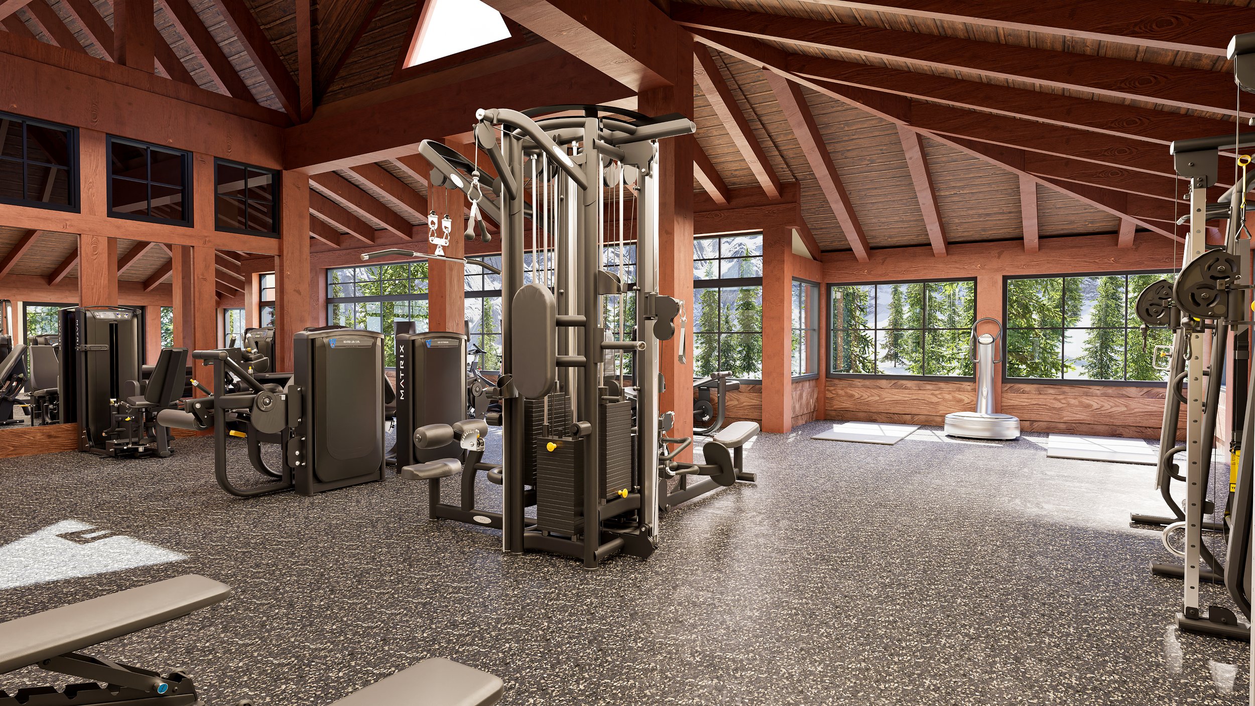 Country Club Gym Design Refresh
