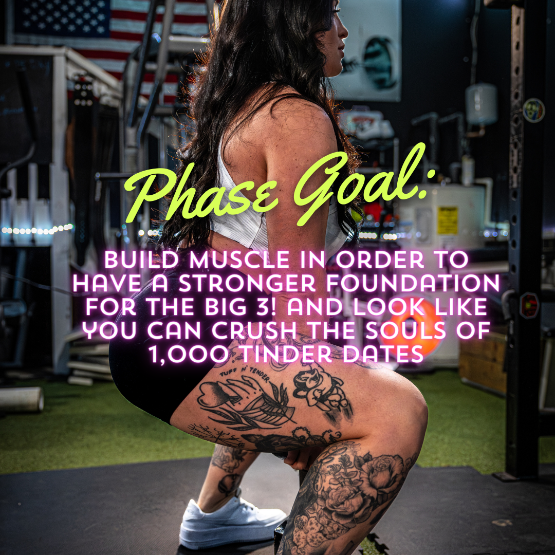 TEAM UNCHAINED- Hypertrophy Phase — UNCHAINED STRENGTH