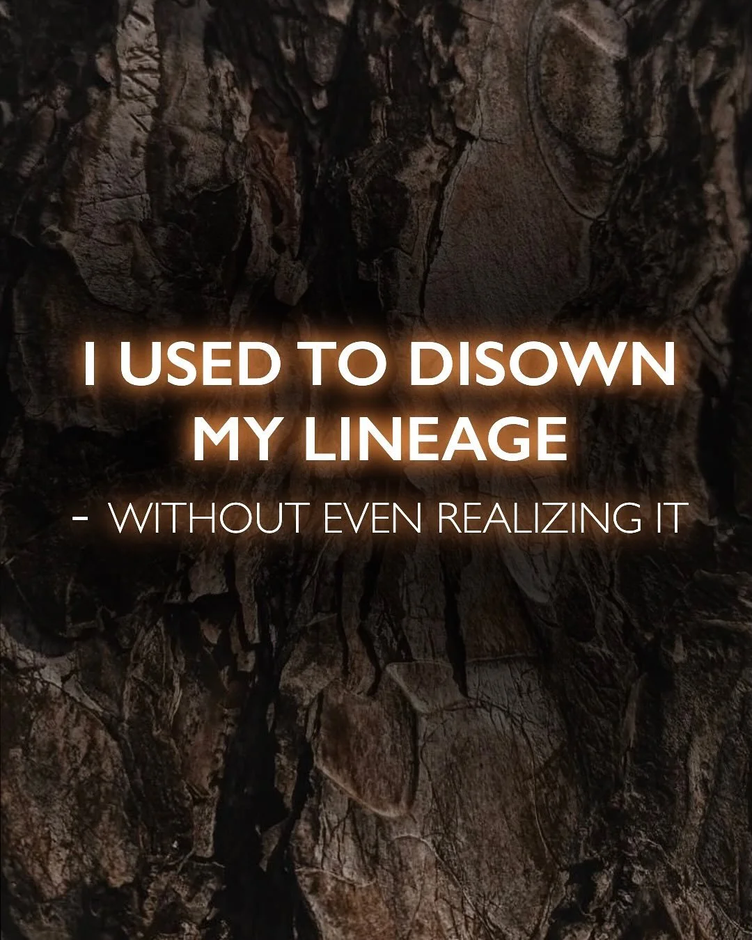 Healing your lineage isn&rsquo;t just about looking back - it&rsquo;s about setting your future free.
And our ancestors are walking with us on that journey. 🌳🪾🕸️

2 days left for the Samhain Portal discount, Remember the Witch Within. 
&gt;&gt; Li