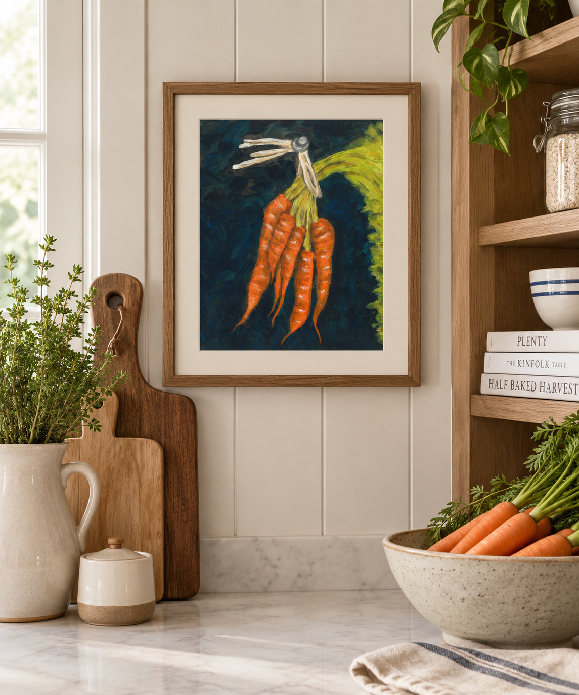 Carrots Hanging Digital Copy 8"x10" $8.00 CA