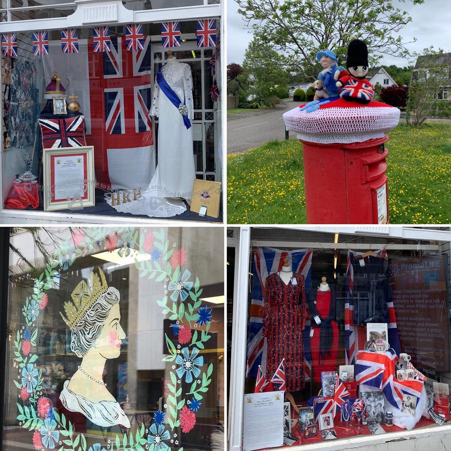 Wishing you all a happy and joyous platinum jubilee 🇬🇧 👑 🎉 so lovely to see the bunting and window displays around town 

#poole #lovepoole #lovepooleuk #platinumjubilee #queenelizabeth #jubilee #poolehighstreet #visitpoole #swisbest #loveforpool