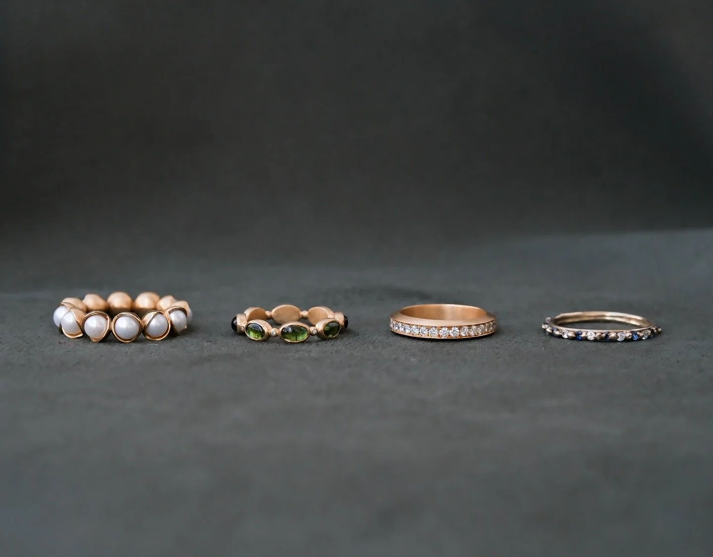 𝐄𝐭𝐞𝐫𝐧𝐢𝐭𝐲, captured in form ➿

From pearls to gemstones, from diamonds to sapphires &mdash;
each ring is a circle, a quiet emblem of continuity, protection, and devotion.

從珍珠到寶石，從鑽石到黃金，
每一枚戒指都是一個「環」&mdash;&mdash;象徵循環不息、守護與承諾。

Come visit  us 
