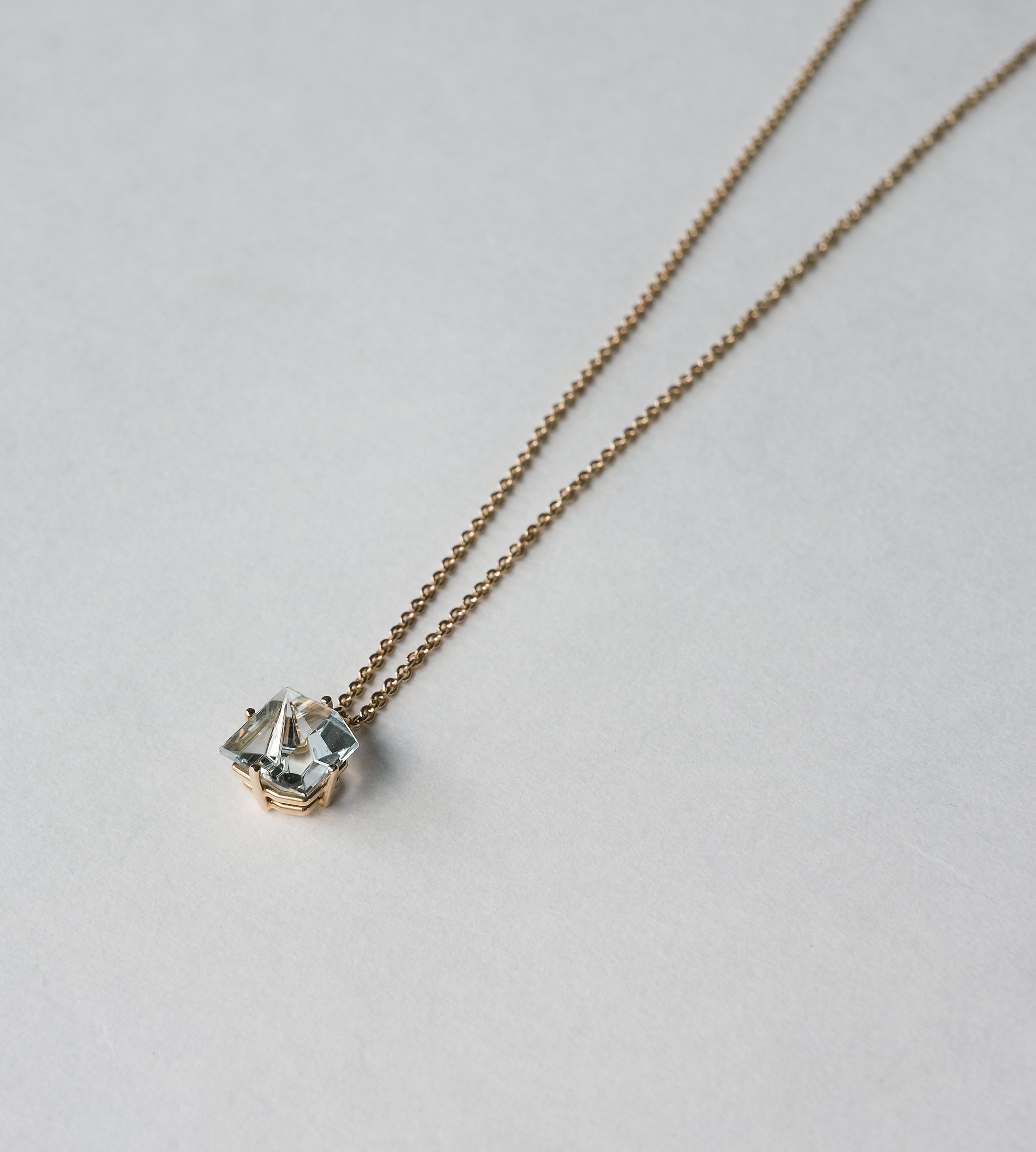 Klar Aquamarine Pendant by Estela Guitart