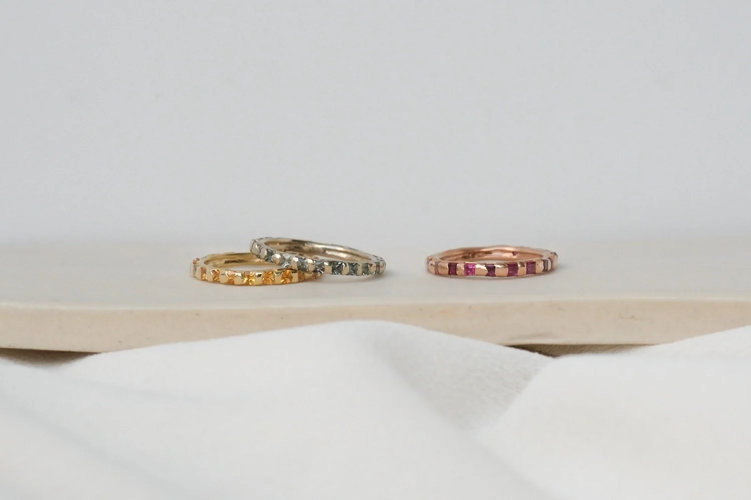 Tessera Eternity Ring by Belinda Chang