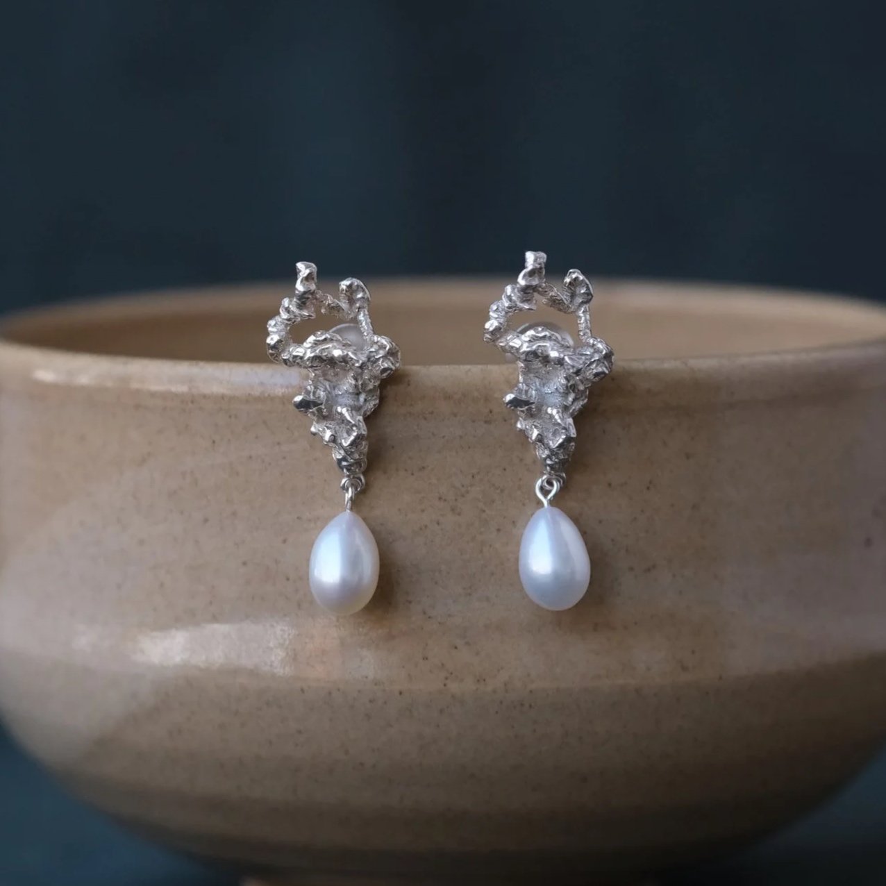 Chaos Pearls Earrings by Belinda Chang