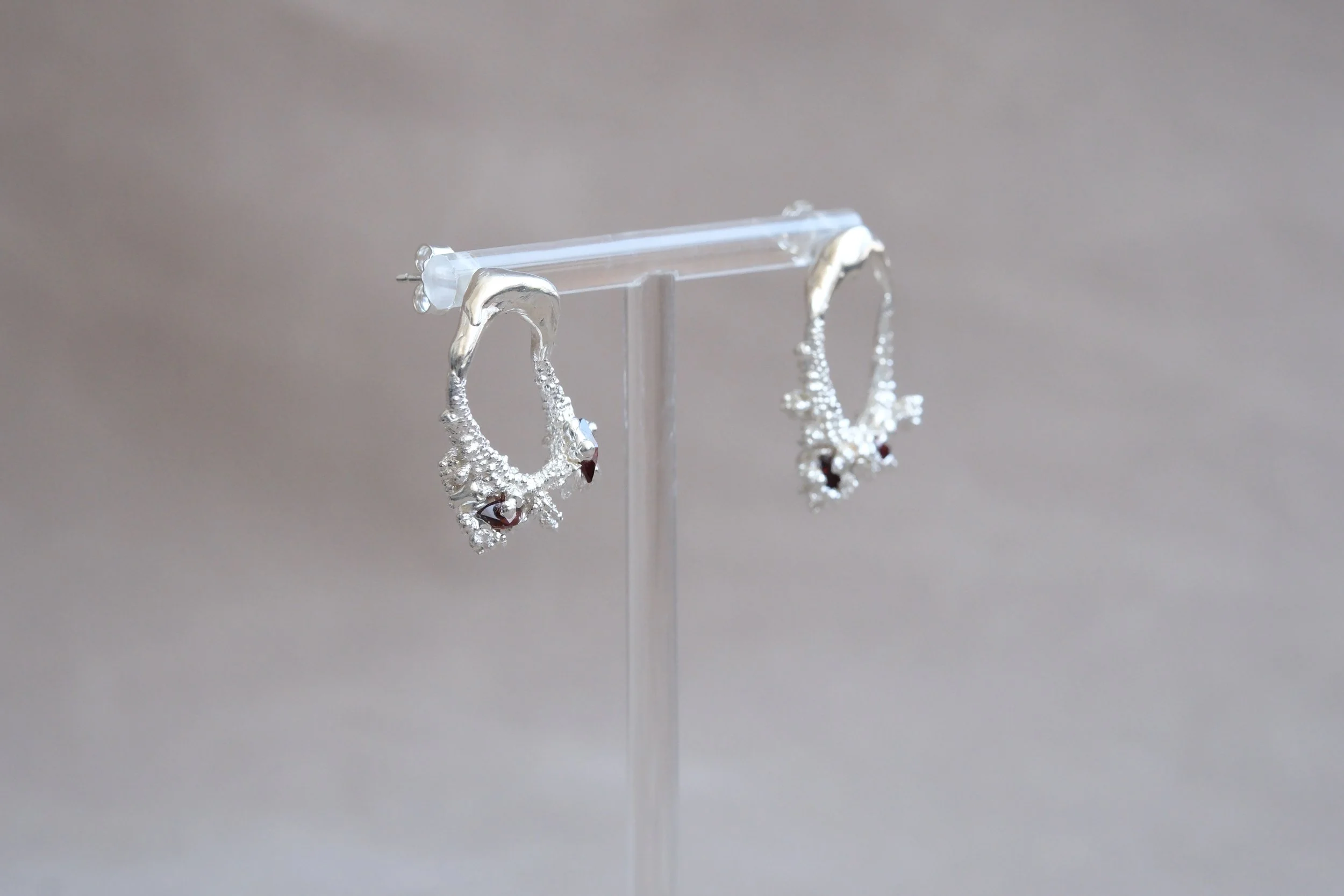 Circle Lava Earrings by Maria Ignacia Walker 08.jpg