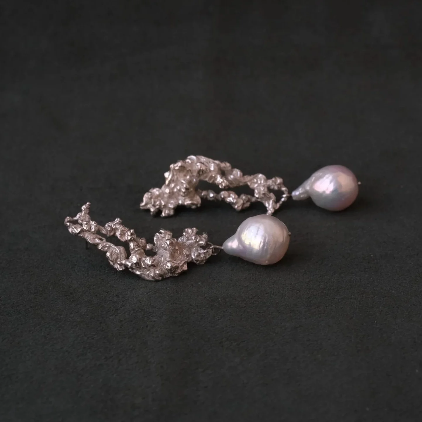 Chaos Pearl Earring II by Belinda Chang
