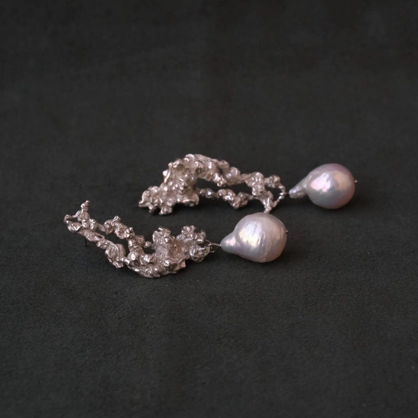 Chaos Pearls Earrings II by Belinda Chang