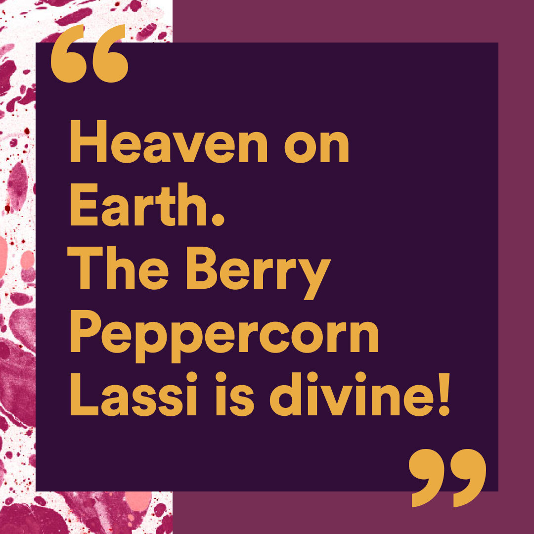 Yessss! We love when you share your thoughts with with us. DM us a review before May 15th for your chance to win an array of our best sellers, including a wrap, lassi , samosa pack, and a sauce. 😋