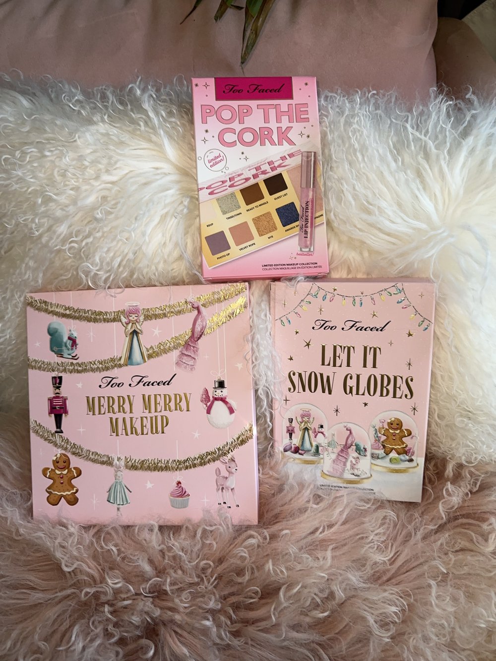 Too Faced Holiday palettes