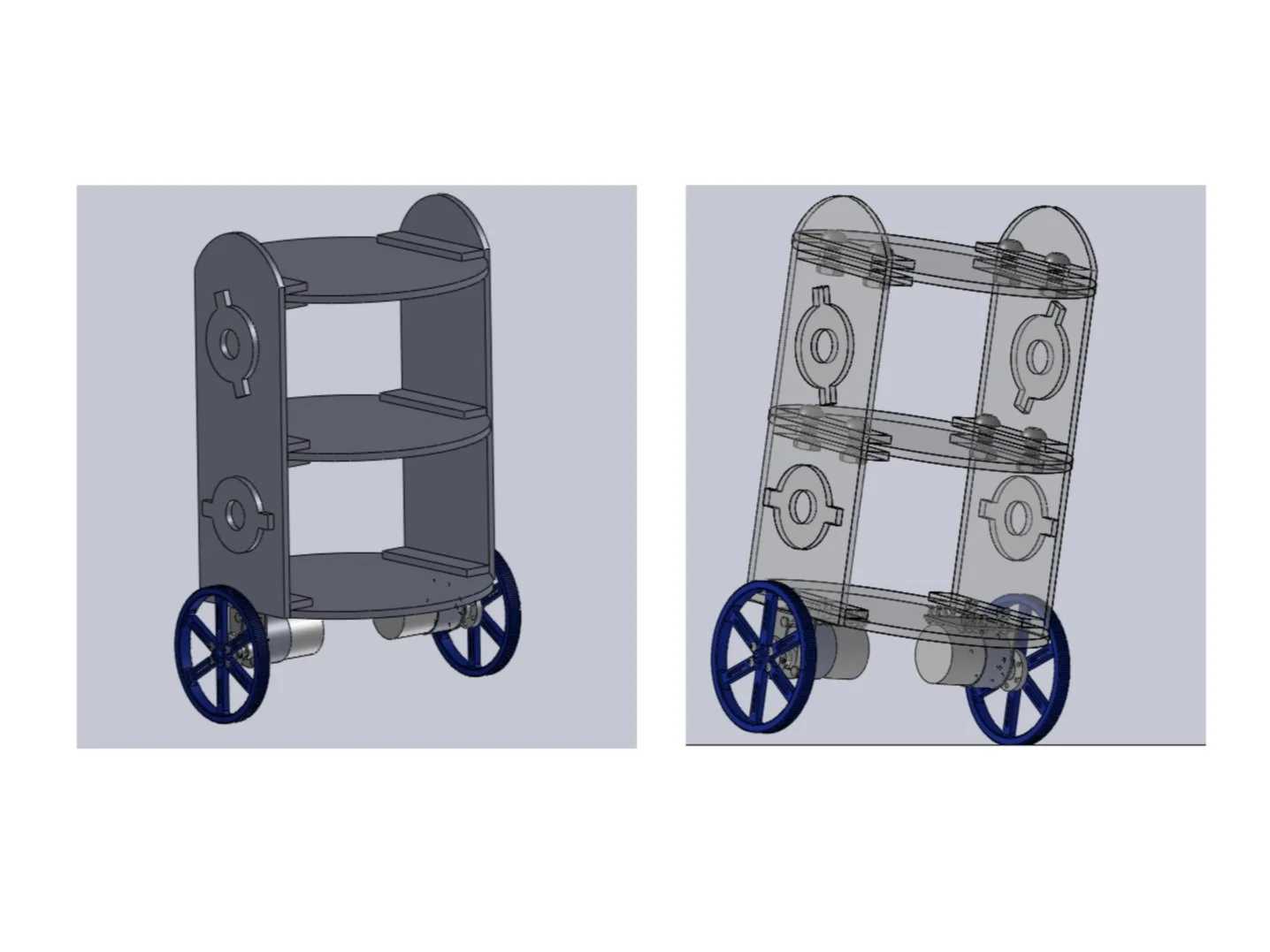 Render of the initial design