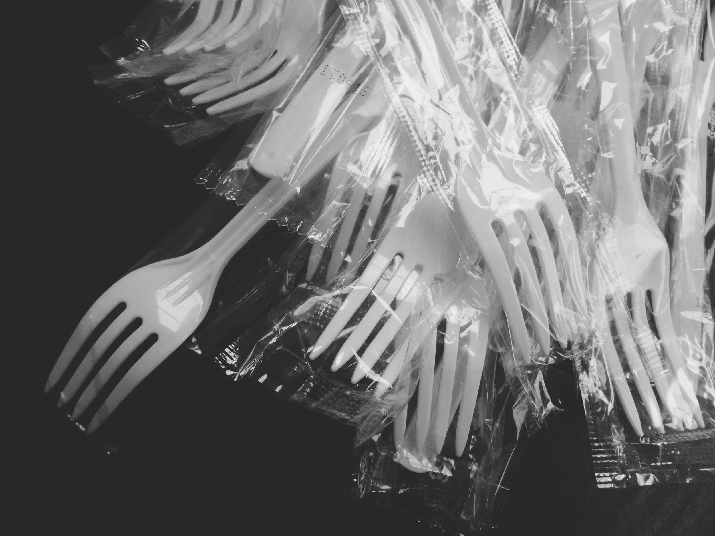 donate wrapped plastic utensils