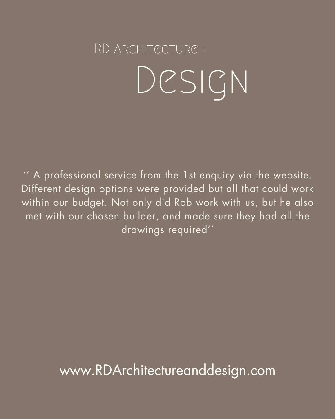 Client Feedback 

#clientfeedback #architecturalservices #yorkshirebusiness #yorkshirearchitect #smallbusiness #propertyrenovation #propertydesign