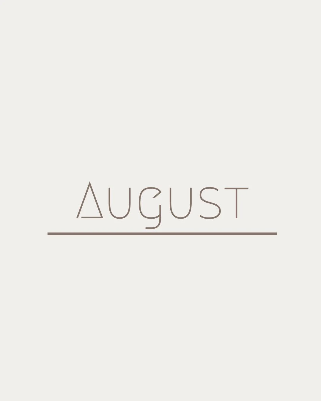 Hello August..... Busy month ahead with new clients also looking forward to some family time. 

#august #summer #holidays #family