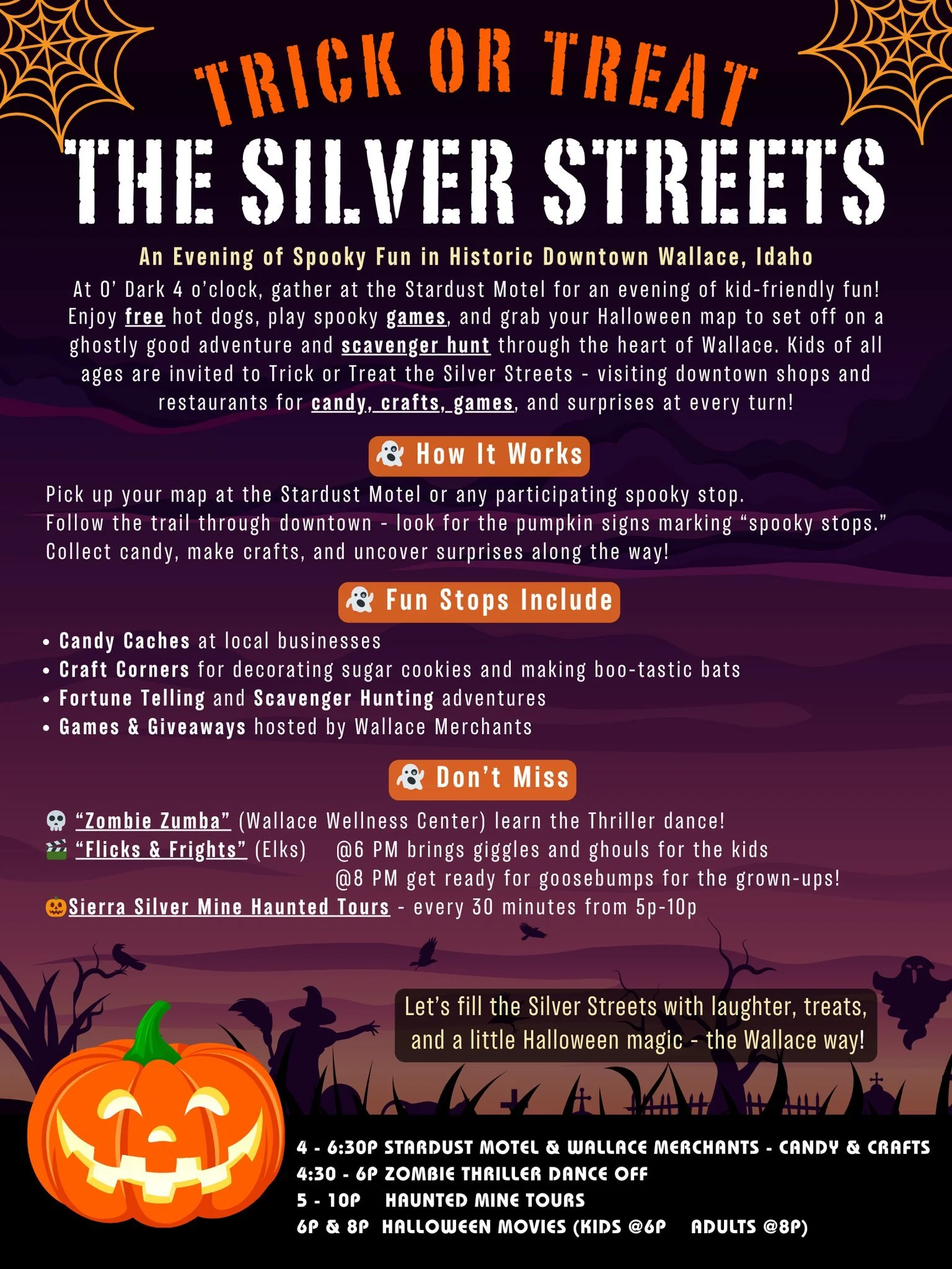 🎃Halloween is right around the corner🎃Looking forward to see all our favorite Ghouls for the annual party. 🎃This year, a bunch of our friends came out to play too so now the party is Wallace Wide. 🎃 Fun starts Friday, October 31 at 4p at The Star