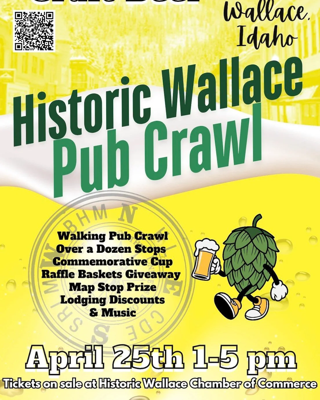 If your Saturday plans don&rsquo;t involve a drink ticket in one hand and a raffle ticket in the other&hellip; what are you even doing?

Historic Wallace Craft Brew Pub Crawl is back April 25 🍻
Think: small-town streets, big flavor, and a choose-you