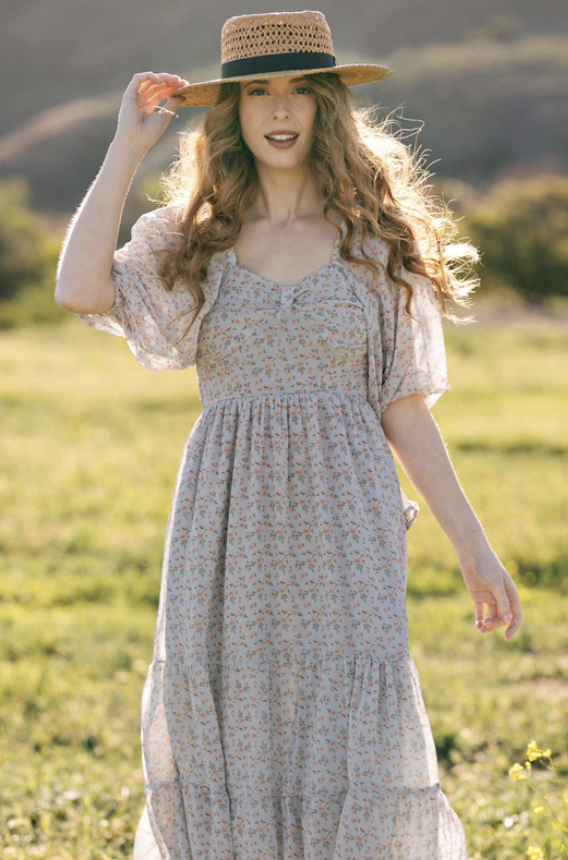 FLORAL TIERED DRESS - CLARA