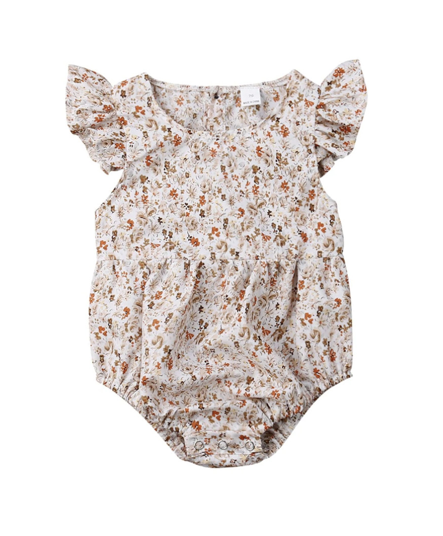 AVERY FLORAL ROMPER