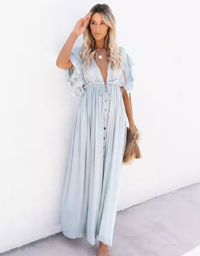 ANIKA POCKETED BUTTON DOWN