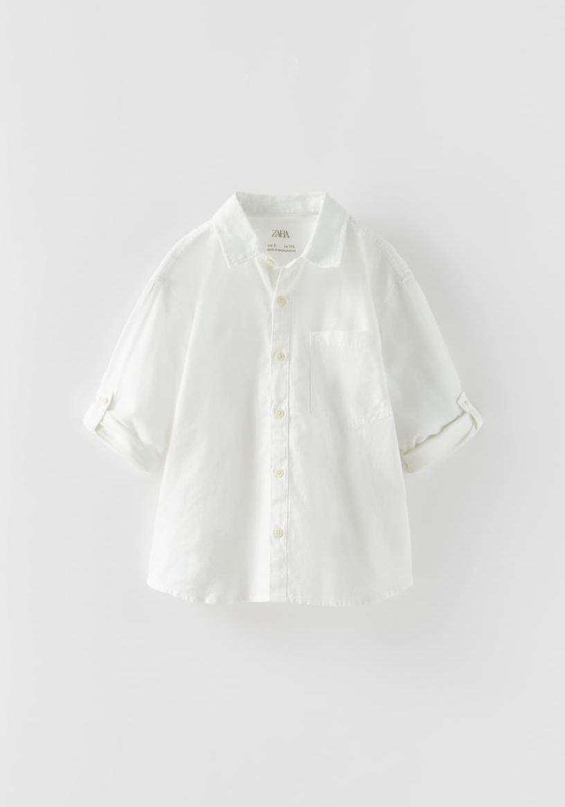 LINEN BLEND SHIRT
