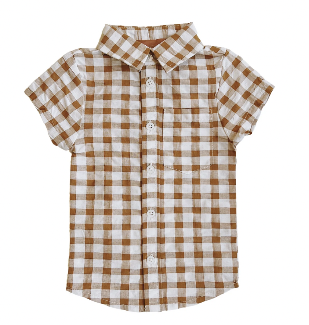 MISTY MAPLE BUTTON DOWN
