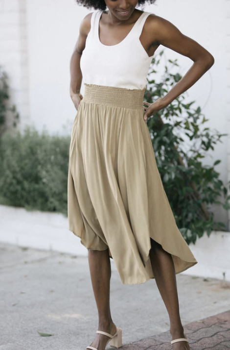 HARMONY ROUND HEM SKIRT