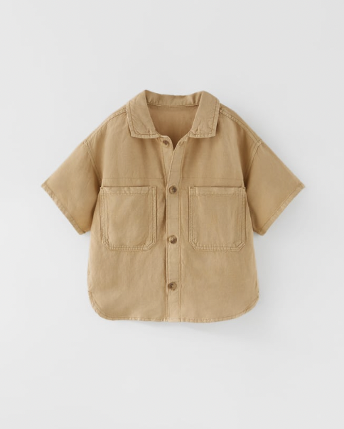 LINEN BLEND SHIRT