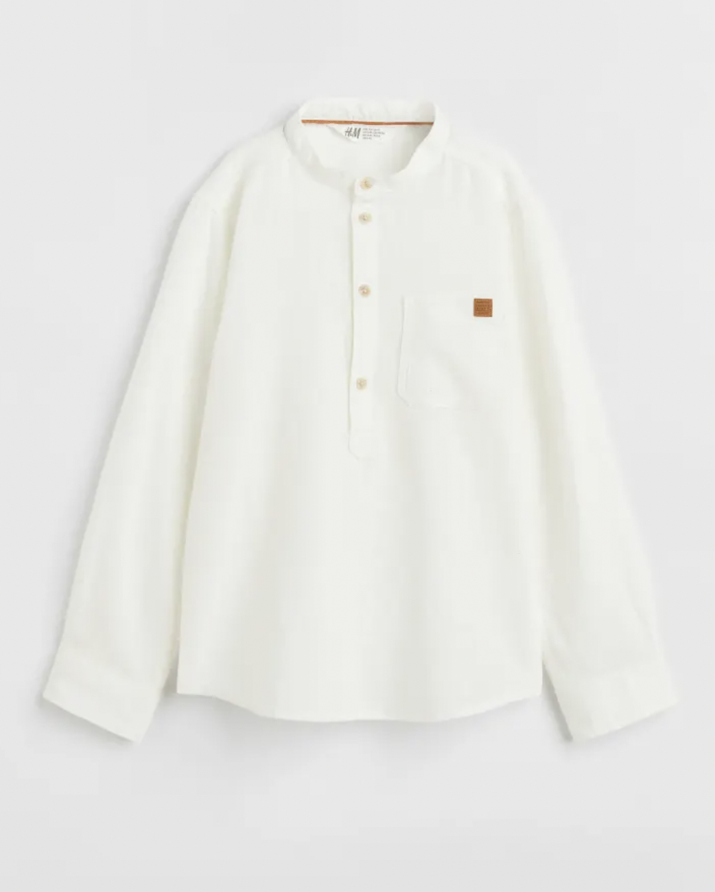 LINEN BLEND HENLEY