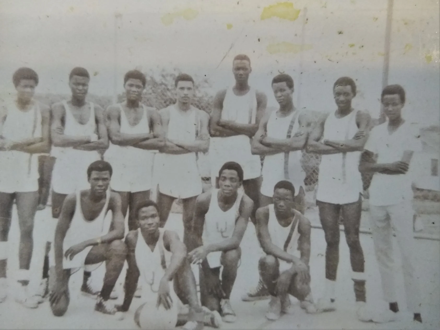 University of Liberia Basketball Players, 1970. Courtesy of Mr. Chris E. Dennis