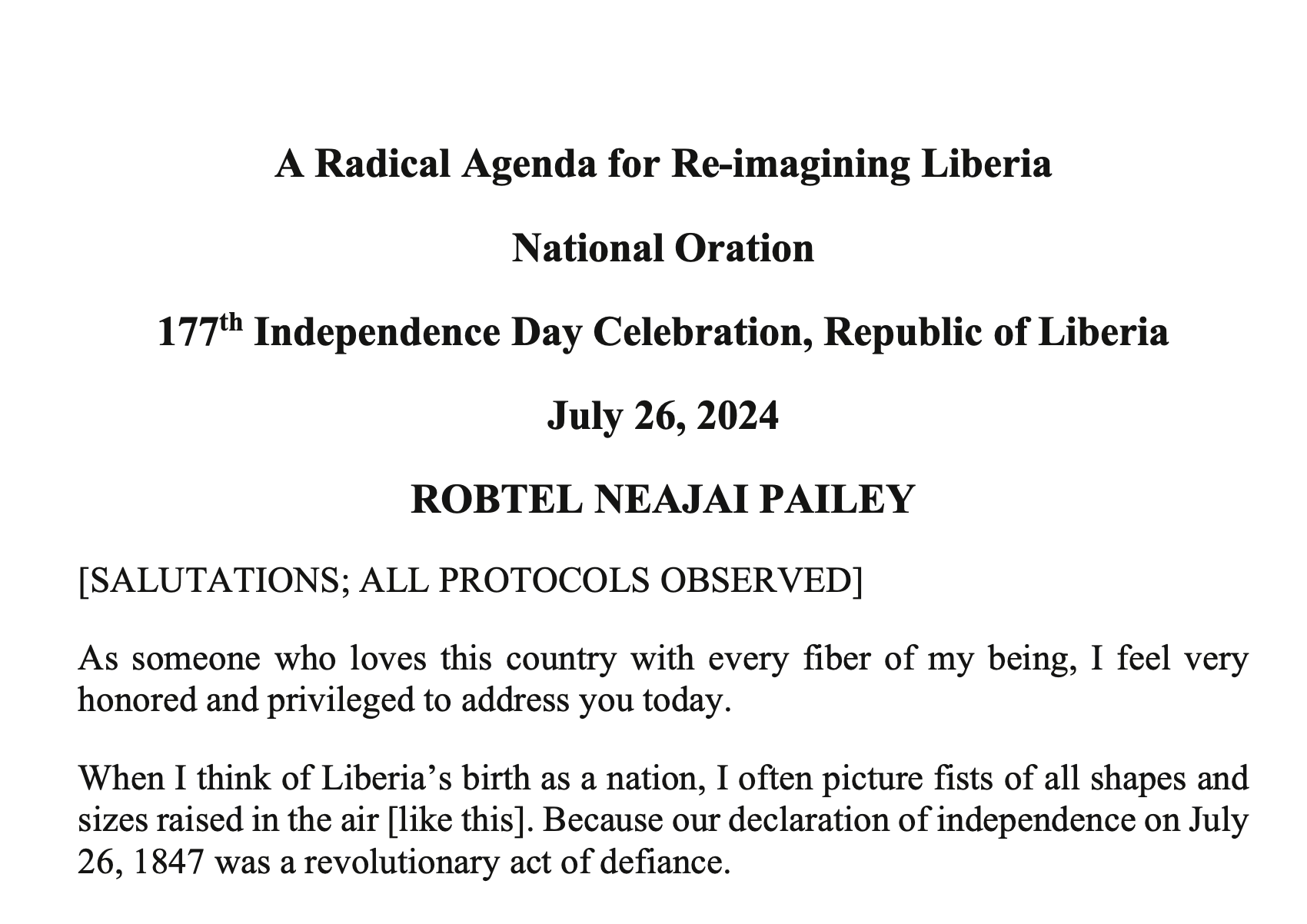 A Radical Agenda for Re-imagining Liberia - Robtel Neajai Pailey 