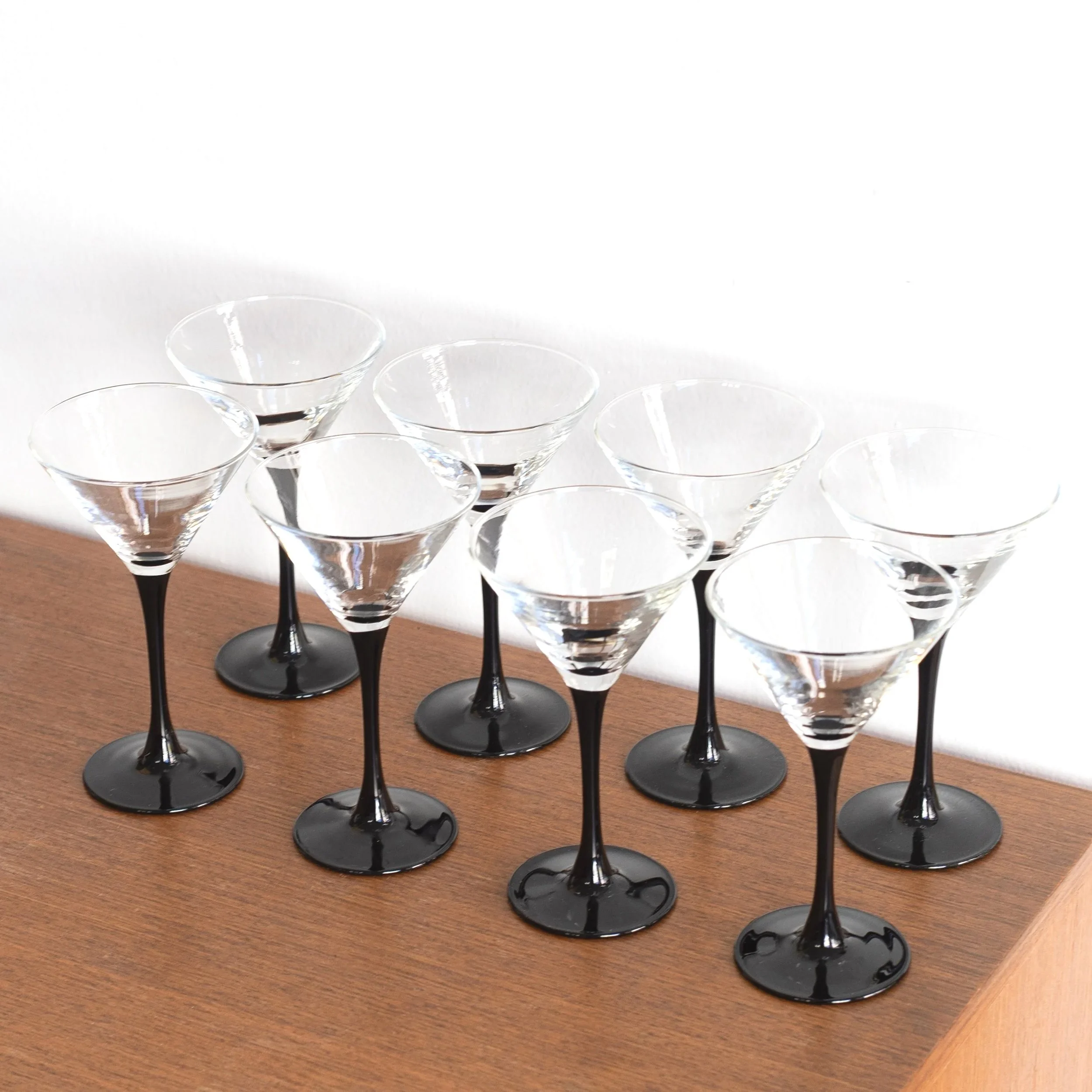 8 Stk. LUMINARC Martini Gläser "Domino"