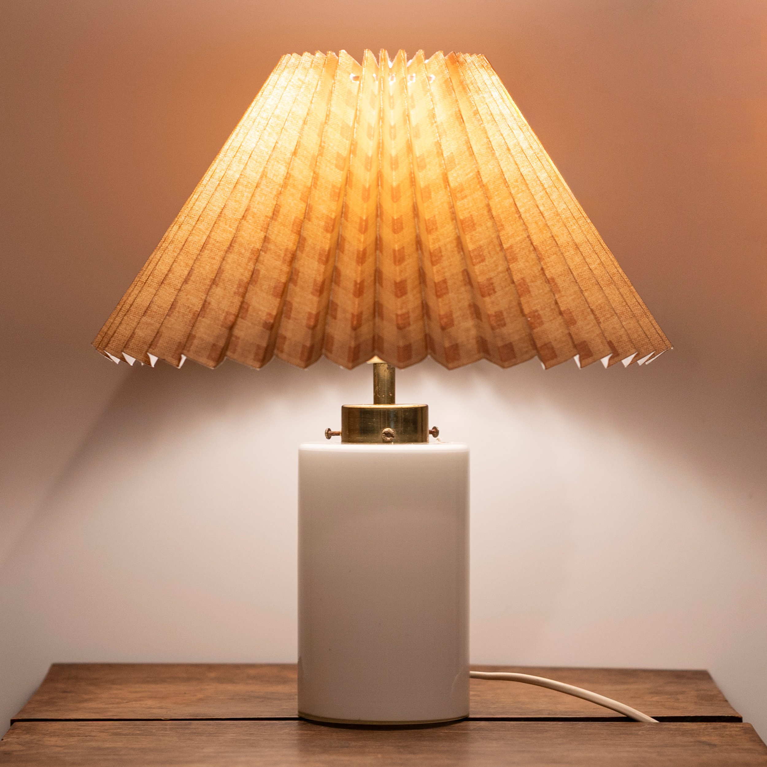 ODRECO Tischlampe aus Glas