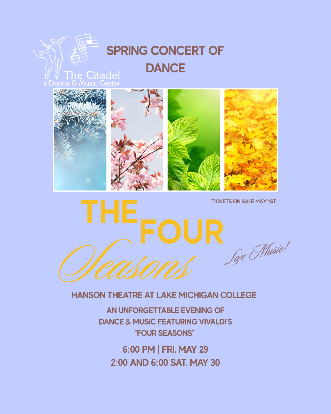Spring Concert of Dance: The Four Seasons