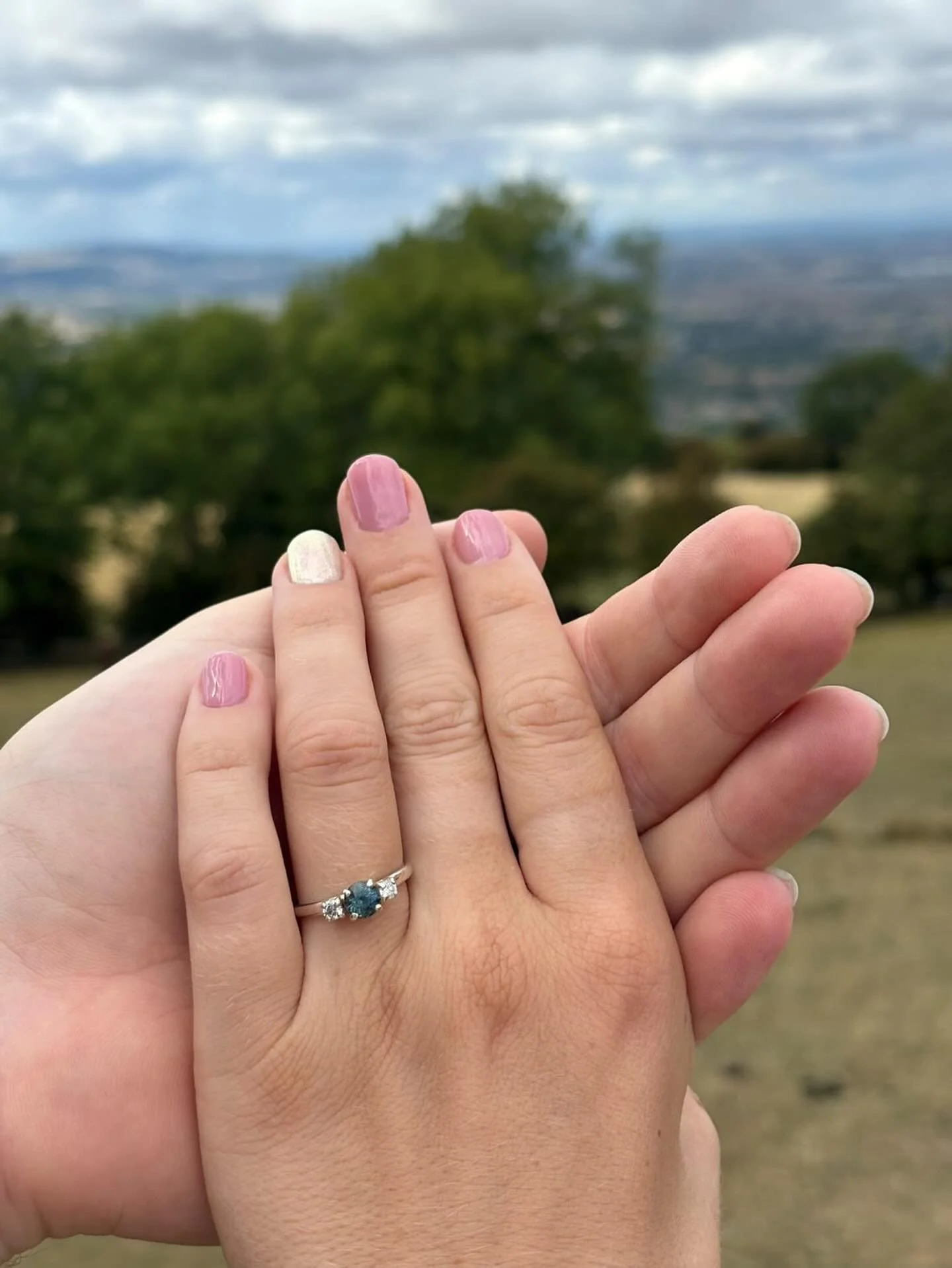 She said Yes! 

I love the colours in this Gorgeous Teal Sapphire set with Diamonds in a white gold band 

More pictures of this beauty coming soon
