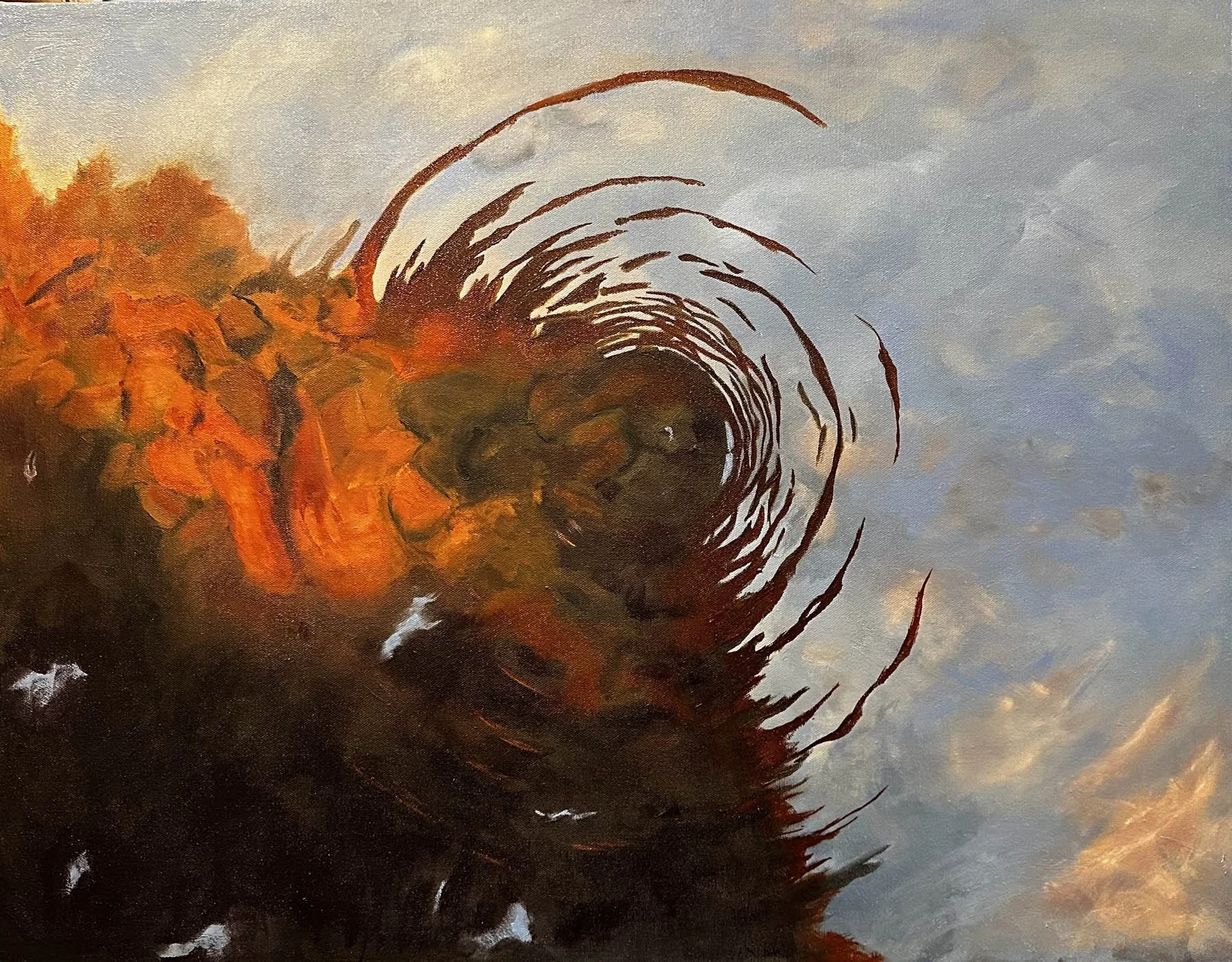 REVERBERATION
OIL ON CANVAS, 22X28", SOLD