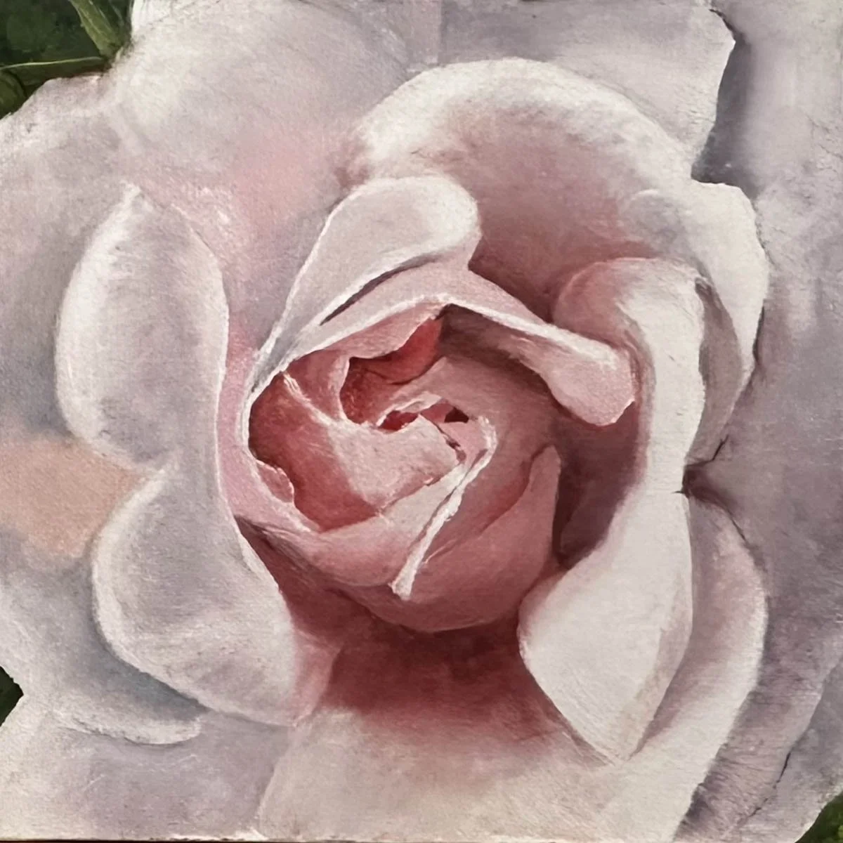 ALLURING ROSE
OIL ON CANVAS BOARD, 8X8", $150