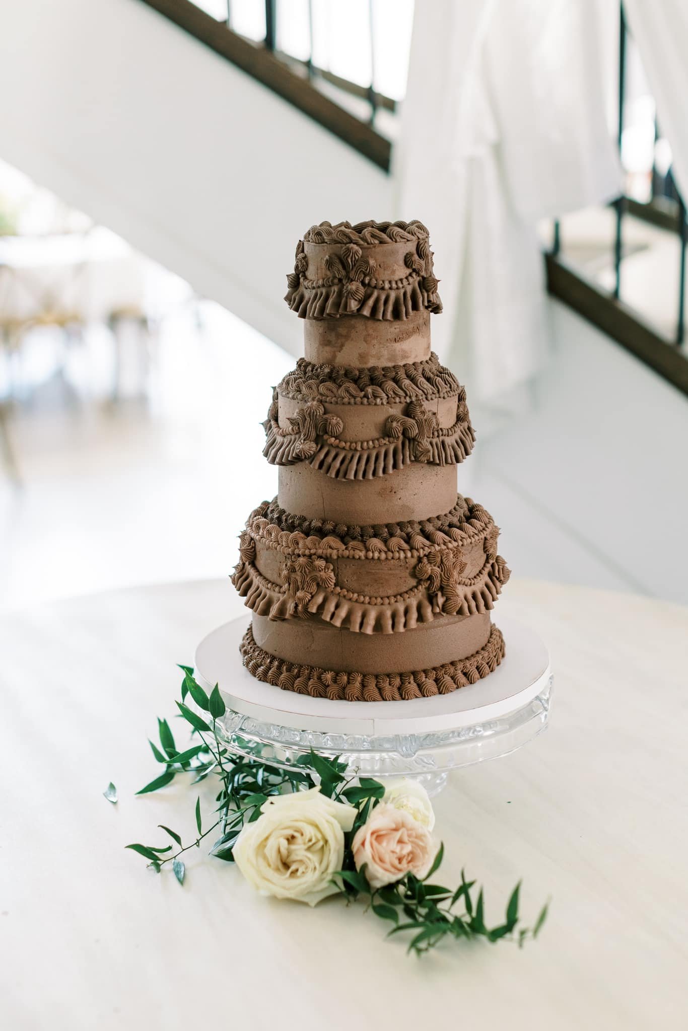 #15. Three-tiered vintage style grooms cake