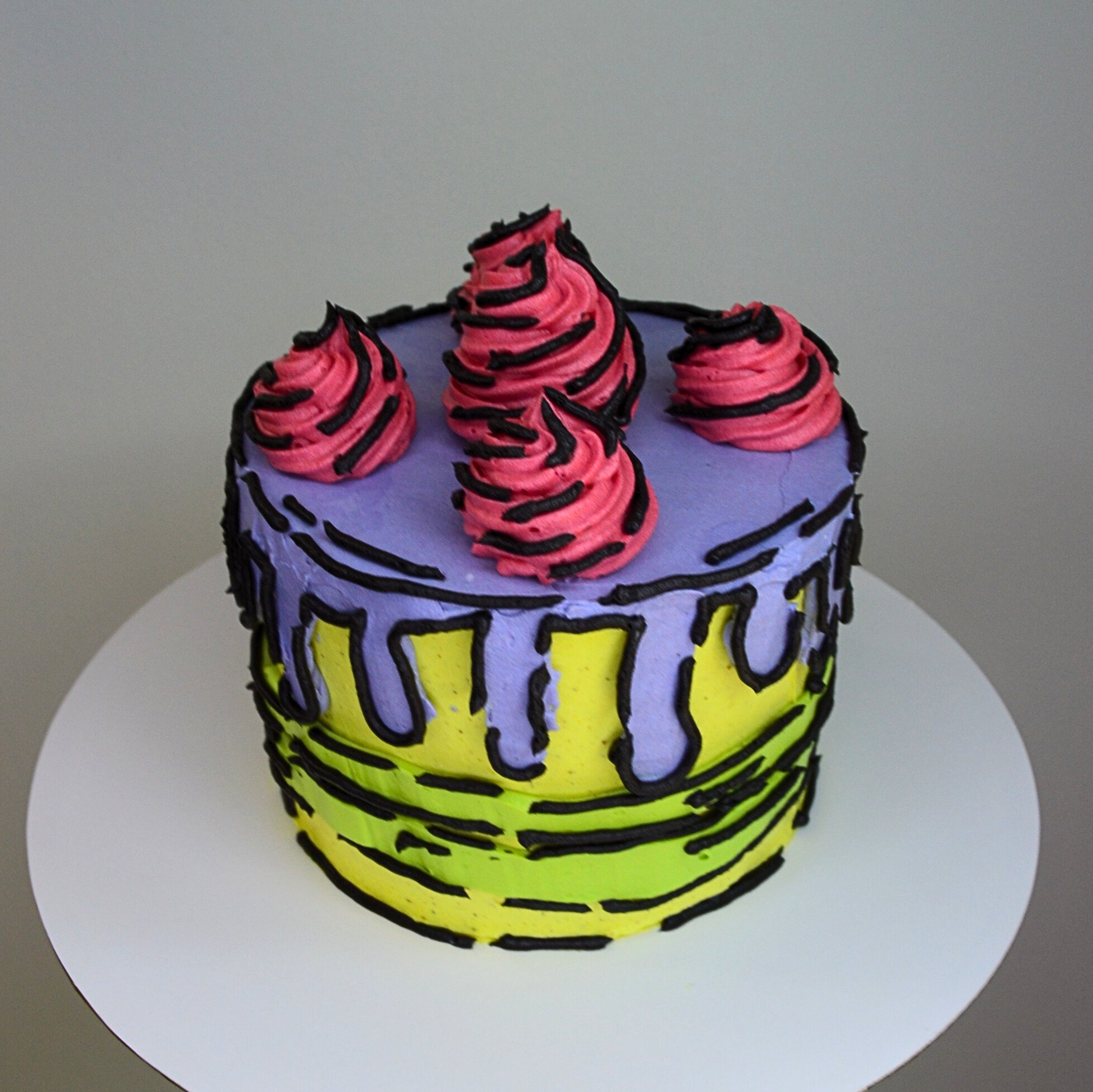 #60. Fiesta-themed cartoon-style cake.