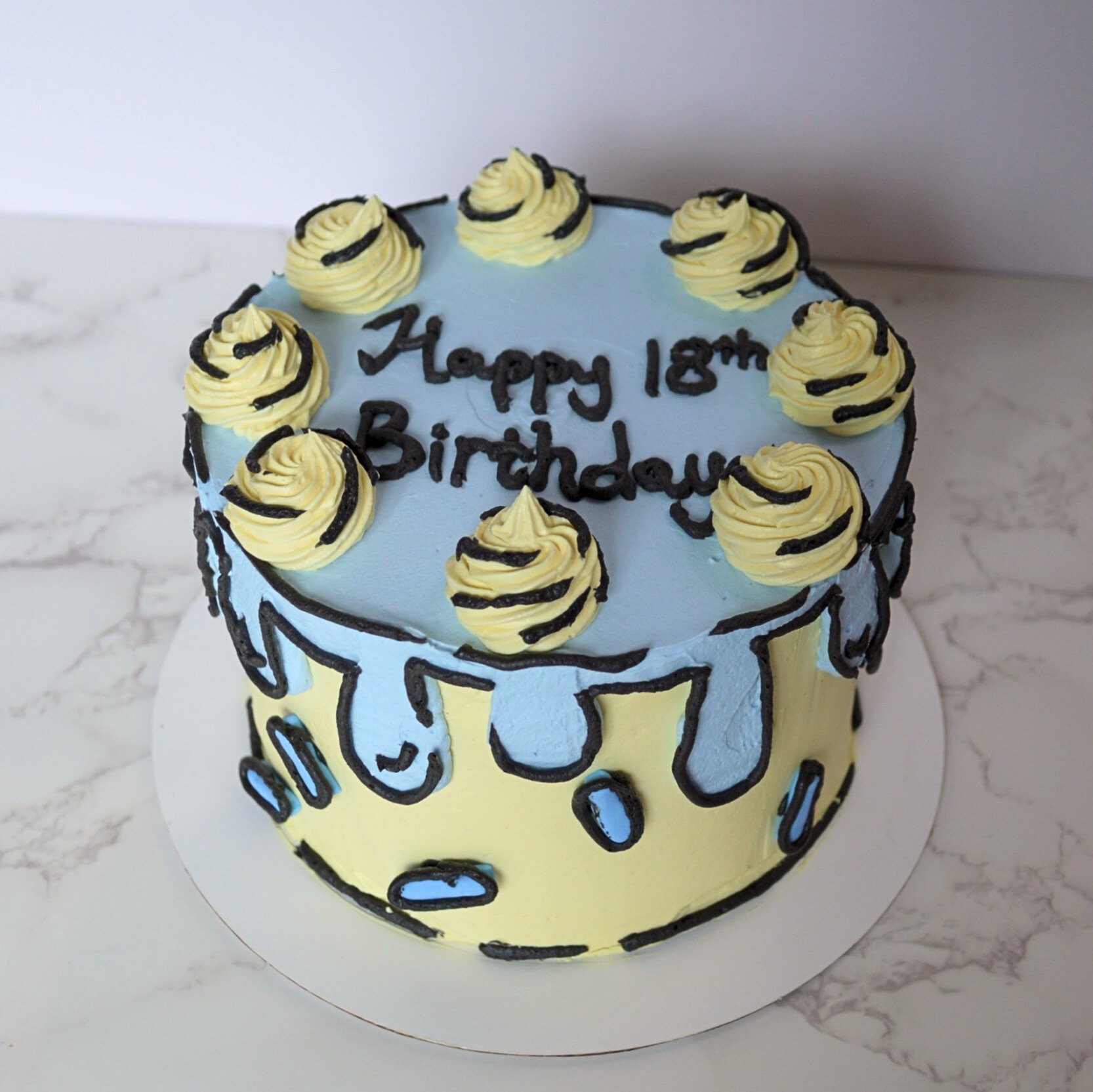 #68. Cartoon cake.