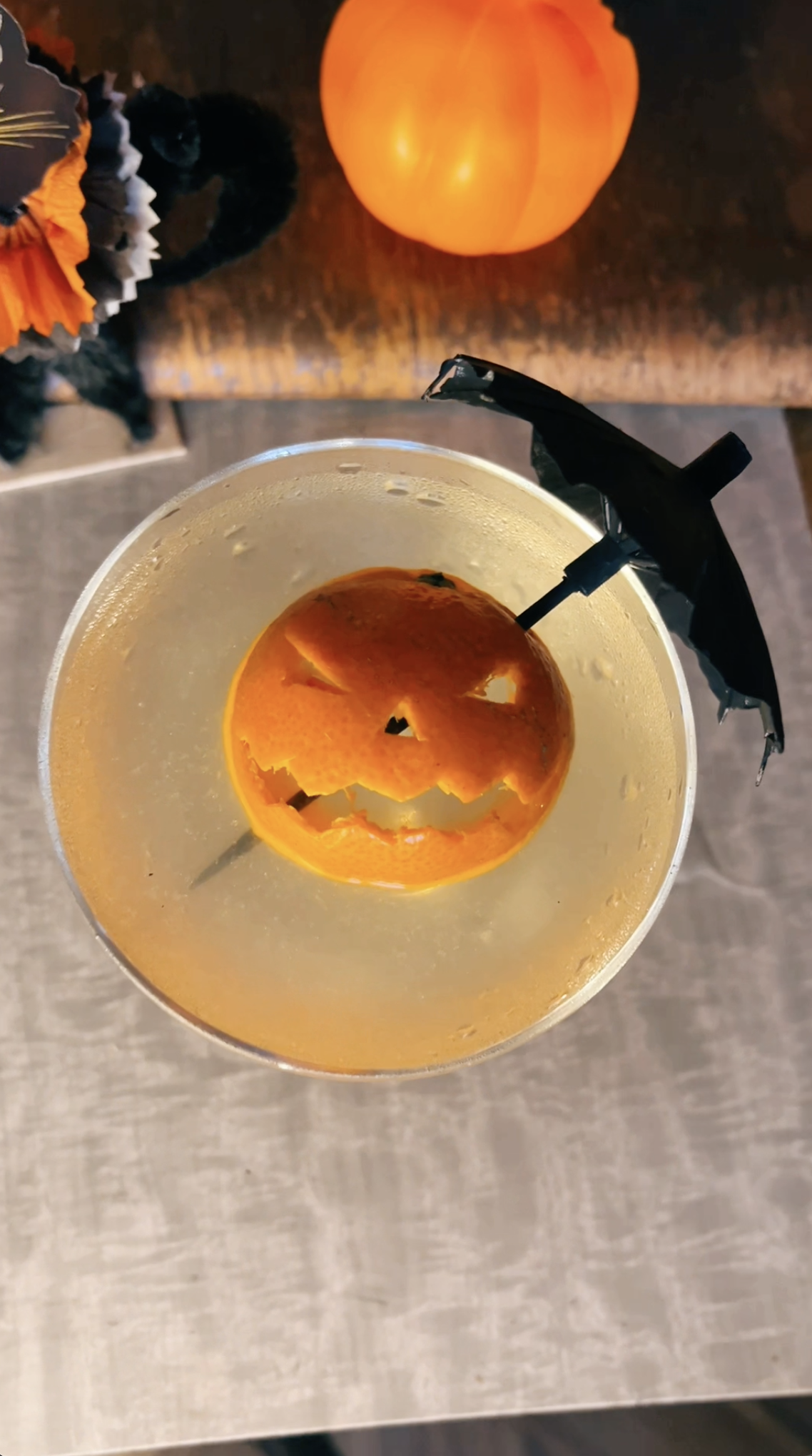 Spooky Cocktail Garnish