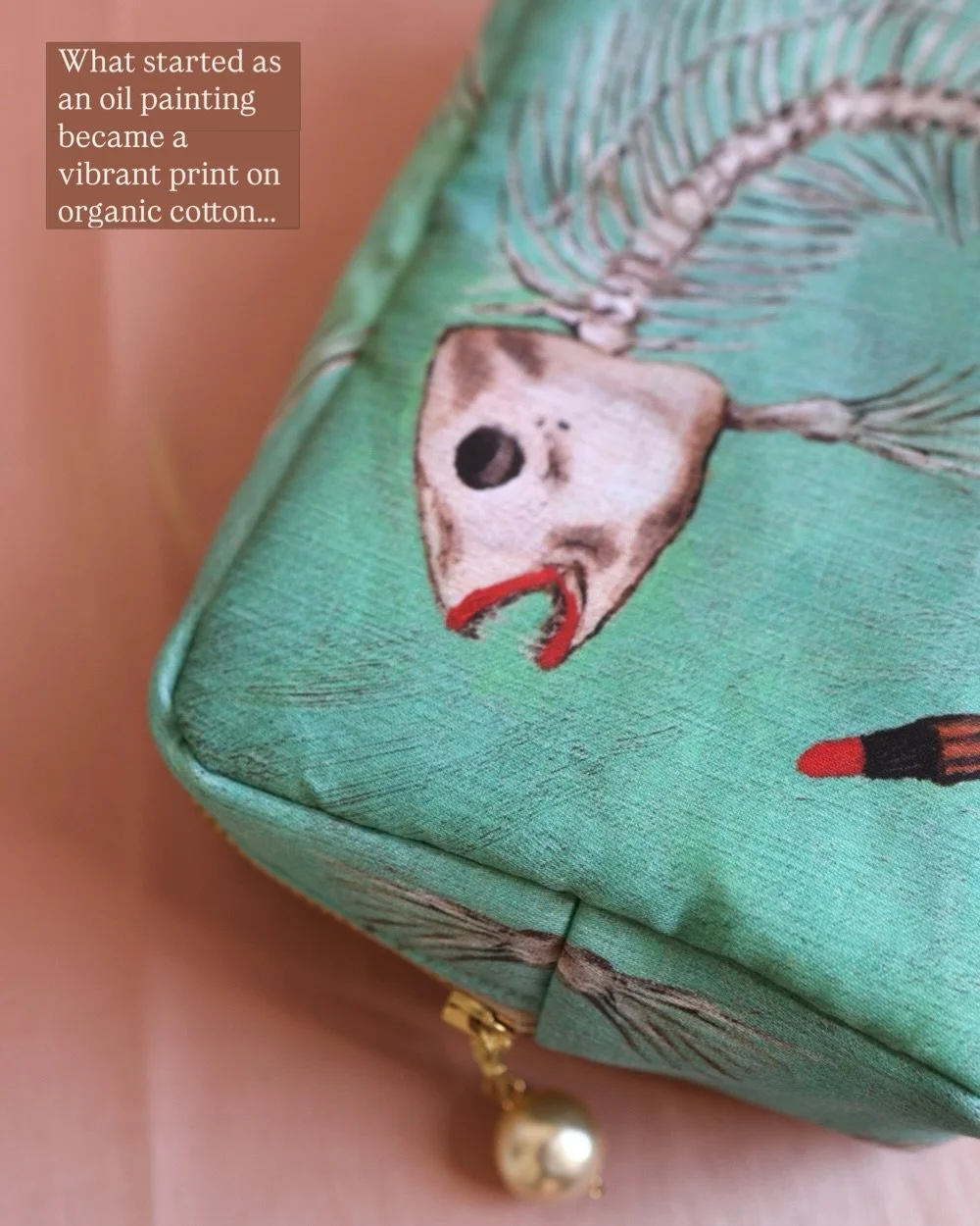 Little details from the Sea Witch Siren Pouch&hellip; sustainably made by me.