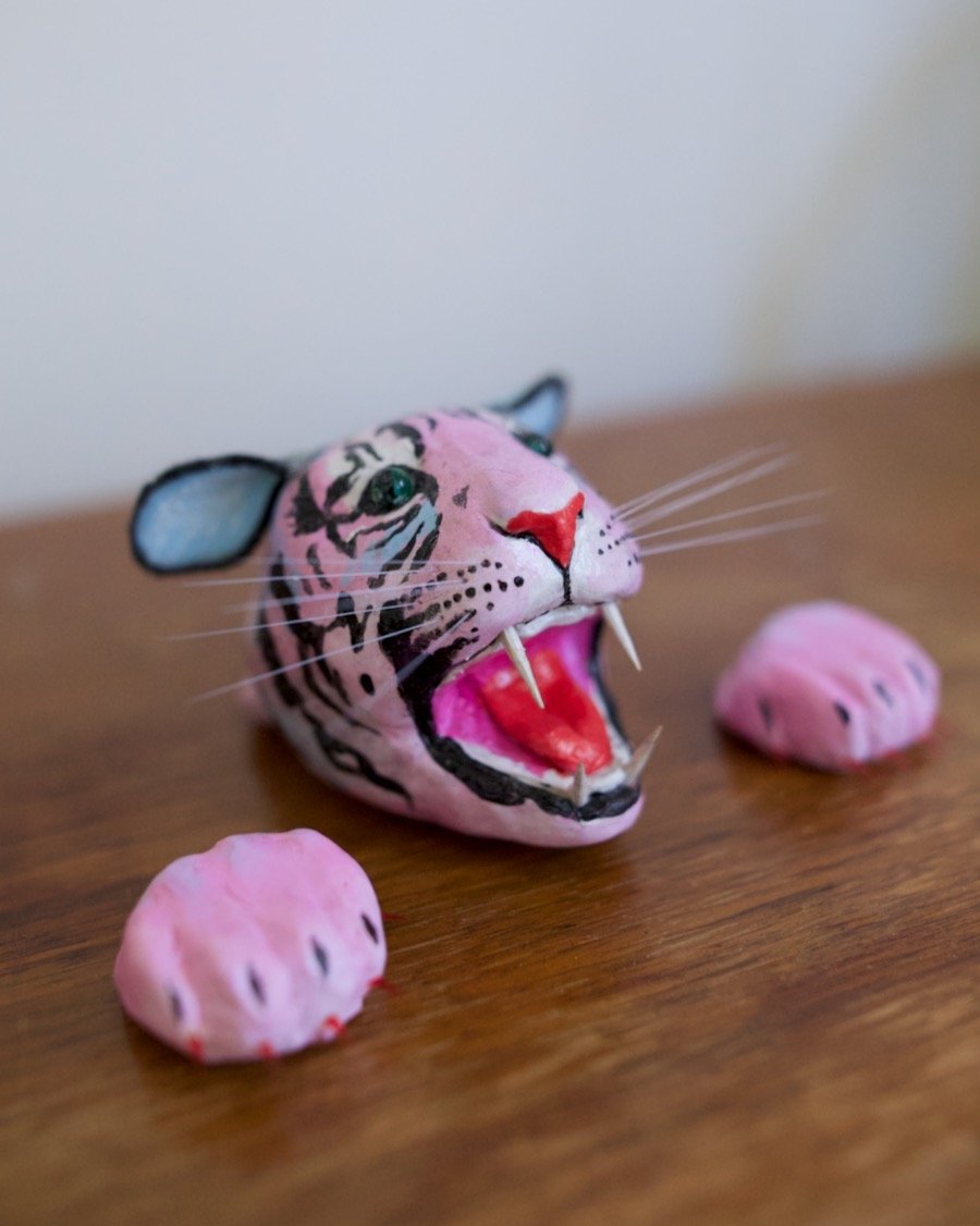 Swimming Tiger