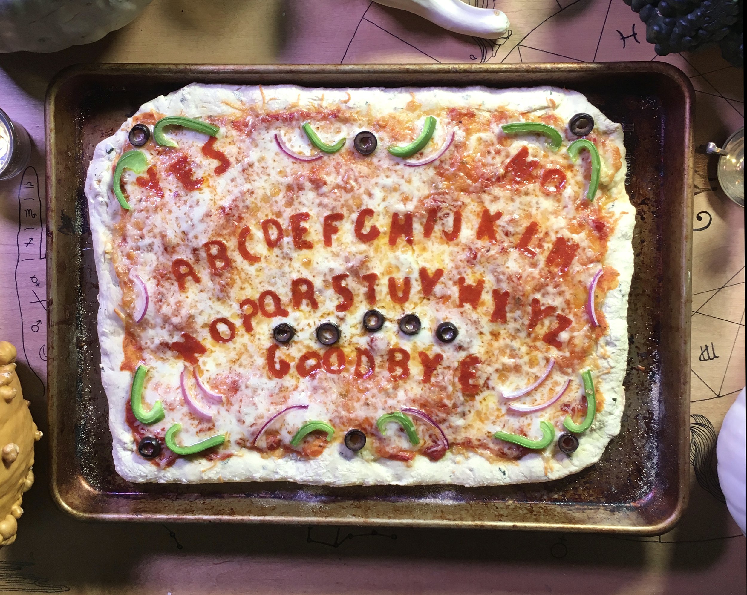 Pizza spirit board