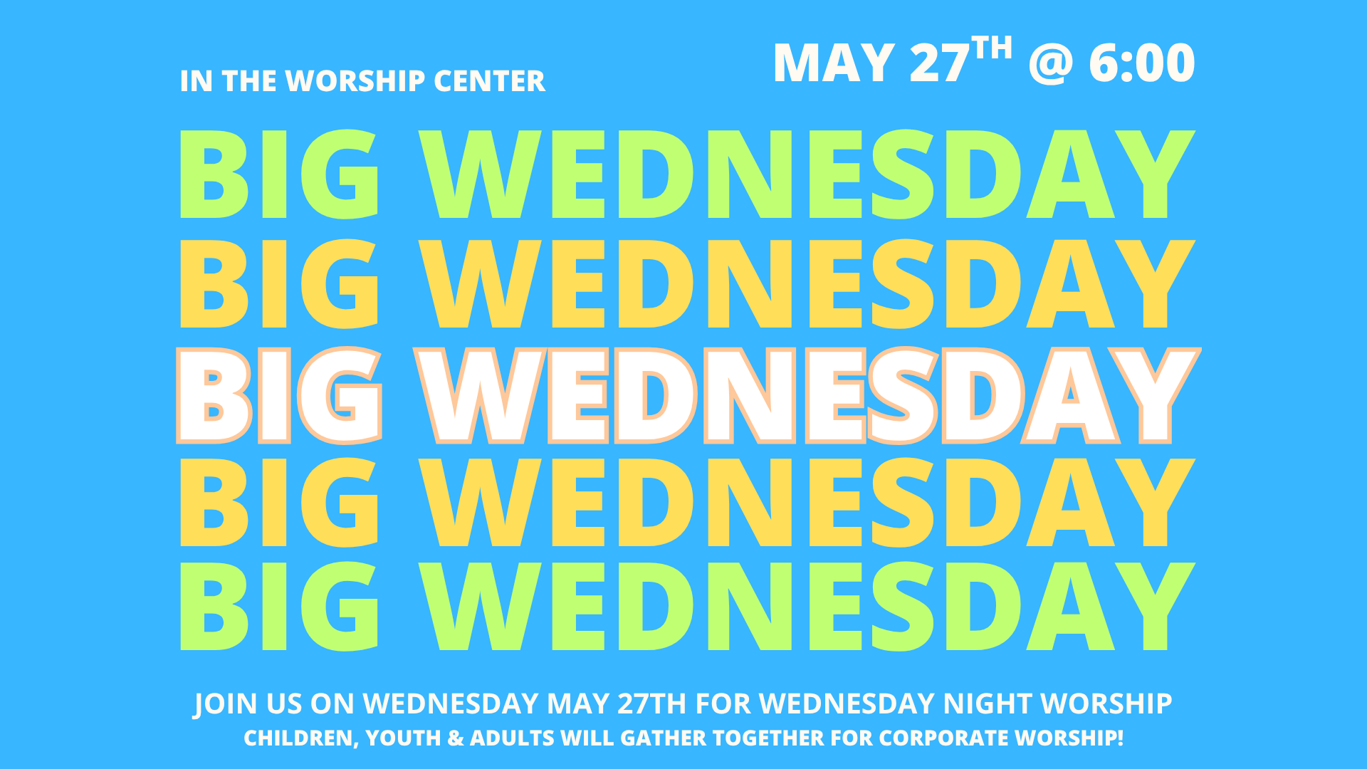 BIG Wednesday!