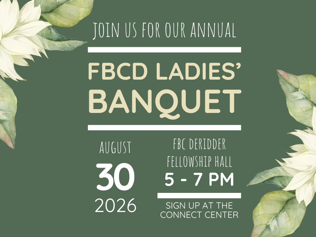 FBCD Ladies Banquet