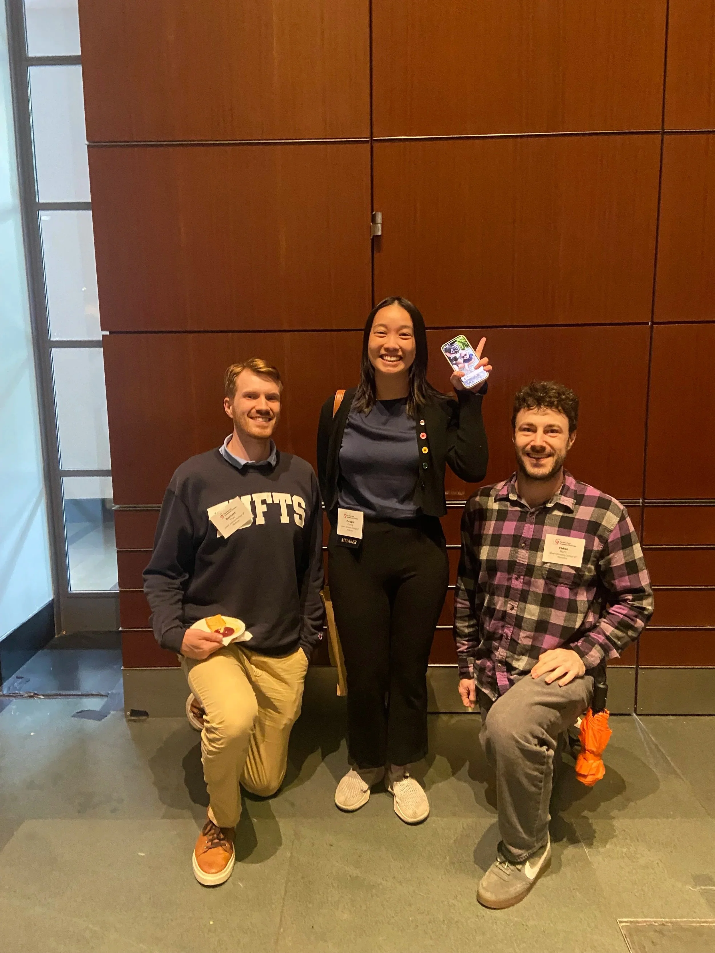 Some lab members at the NYAS Chemical Biology Symposium hosted by NYU